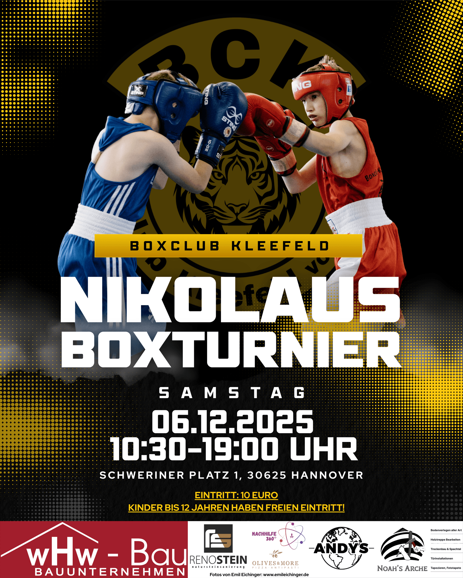 Nikolausturnier 2025 Plakat